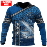 PERSONALIZED WAHOO FISH FISHING ALL OVER PRINTED COMBO HOODIE AND SWEATPANT FOR MEN AND WOMEN