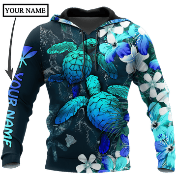 Maxcorners Kanaka Maoli (Hawaiian) Polynesian Turtle Personalized Name