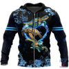 Maxcorners Turtle D Hoodie Shirt For Men And Women
