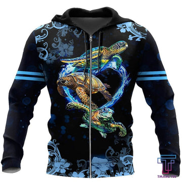 Maxcorners Turtle D Hoodie Shirt For Men And Women