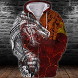 Maxcorners Dragon Tattoo 3D Full Print Shirts SO2612