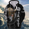 Maxcorners Wolf Warrior Tattoo 3D Full Print Shirts SO2612