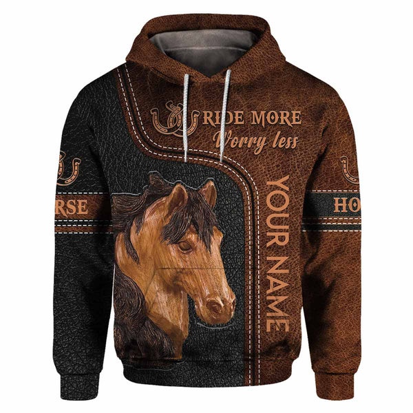 Maxcorners Horse Personalized Leather Pattern