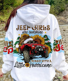 Maxcorners Jeep Girl Are Sunshine Leopard Hoodie