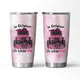 Maxcorners Jeep Wear Pink 3D Over Printed Tumbler