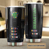Maxcorners Pool Table Billiard Personalized Name Tumbler