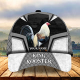 Maxcorners King Rooster Colorful Personalized Cap