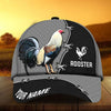 Maxcorners Multicolor Rooster Customized Name Cap