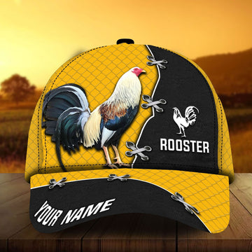 Maxcorners Premium Rooster 3D Cap Multicolor Personalized Cap