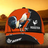 Maxcorners Multicolor Rooster Customized Name Cap