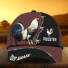 Maxcorners Premium Rooster 3D Cap Multicolor Personalized Cap