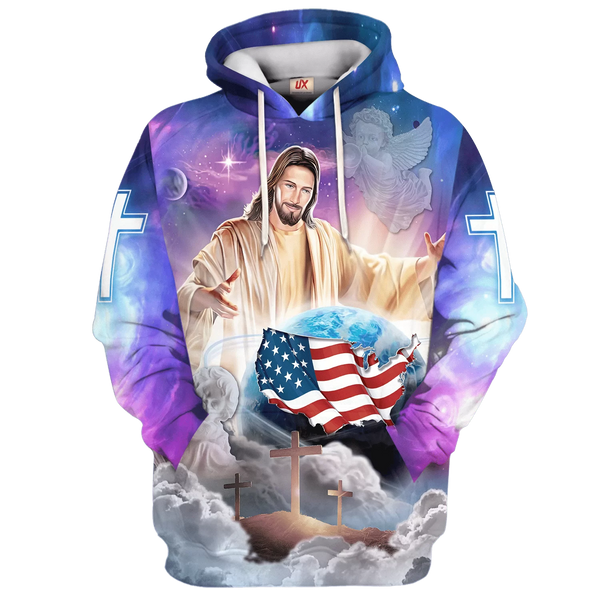 Maxcorners God "Usa In His Hand"