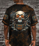 Maxcorners Jeep Skull Flag Jersey Shirt