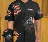 Maxcorners Jeep Scratch American Jersey Shirt