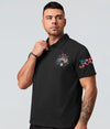 Maxcorners Patriotic Jeep Compass Polo Shirt HM12