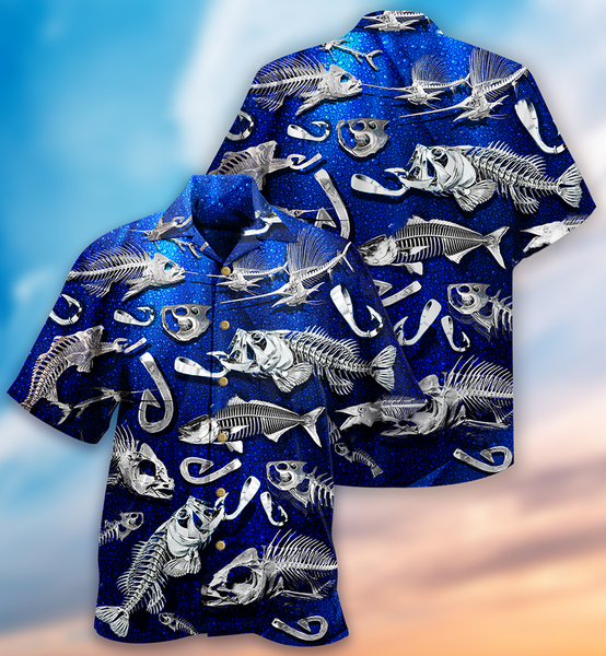 Maxcorners Fishing Sawbones Cool Hawaiian Shirt