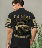 Maxcorners I'm Done Adulting Crack Jeep Jersey Shirt