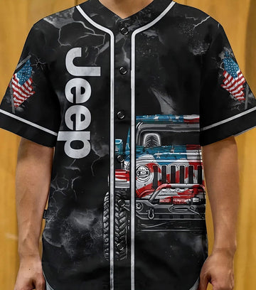 Maxcorners I Believe In Respect Jeep Flag Jersey Shirt