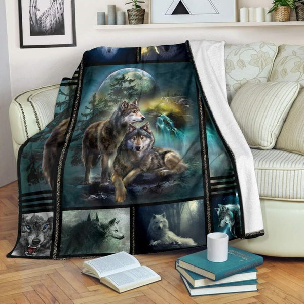 Maxcorners Wolf Hunting Blanket