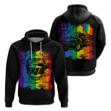 Maxcorners Jeep Skull LGBT Galaxy PT23