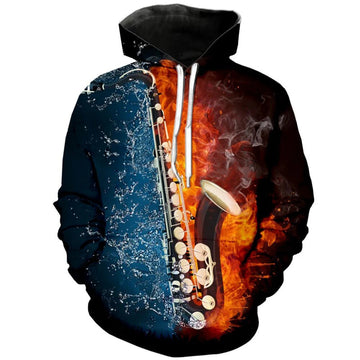 Maxcorners Ice Fire Saxophone PT - Shirts