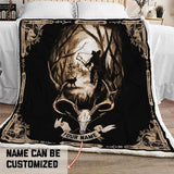 Maxcorners Personalized Deer Hunting Mystery Blanket