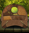 Maxcorners Tennis  Brown Personalized All Over Printed Cap
