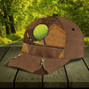 Maxcorners Tennis  Brown Personalized All Over Printed Cap