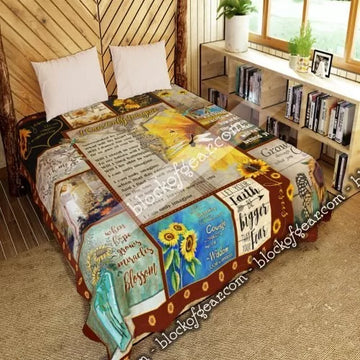 Maxcorners  I Have Jesus In My Heart Quilt Blanket - Blanket