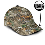 Maxcorners Personalized Name Deer Hunting Classic Cap HM30