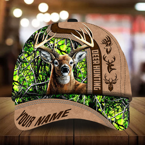 Maxcorners Ashley Whitely Deer Hunting Personalized Hats 3D Multicolored Camo