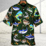 Maxcorners Fishing Wild River Fishing The River Is Calling Catch The Big Bass Hawaiian Shirt