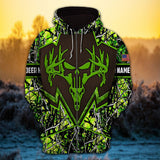 Maxcorners Personalized Beloya Premium Punisher Deer Hunting Hoodies 3D