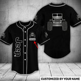 Maxcorners Personalized Jeep Steel Black Jersey Shirt