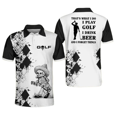 Maxcorners Golf Play Golf And Drink Beer All Over Printed Shirt