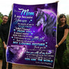 Maxcorners Mother's Day To My Mom 3D Over Printed Blanket