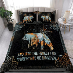 Maxcorners Bear Into The Forest Blanket