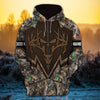 Maxcorners Personalized Beloya Premium Punisher Deer Hunting Hoodies 3D