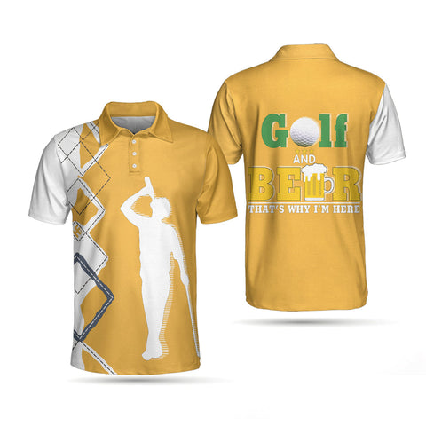 Maxcorners Golf And Beer All Over Printed Shirt
