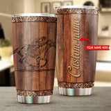Maxcorners Racing Horse Personalized Stainless Steel Tumbler