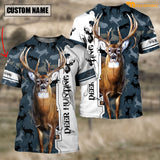Maxcorners Customized Name Deer Hunting 4 3D Design All Over Printed
