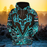 Maxcorners Personalized Beloya Premium Punisher Deer Hunting Hoodies 3D