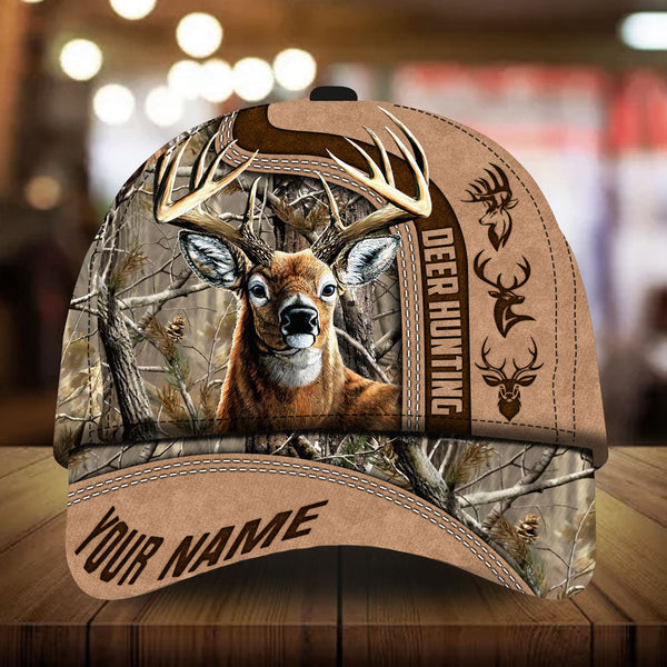 Maxcorners Ashley Whitely Deer Hunting Personalized Hats 3D Multicolored Camo