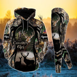 Max Corner Premium Deerhorn Country Girl Personalized 3D Style 4 Combo Hoodie & Legging Set