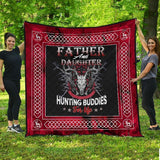 Maxcorners Father And Daughter Hunting Buddies Blanket