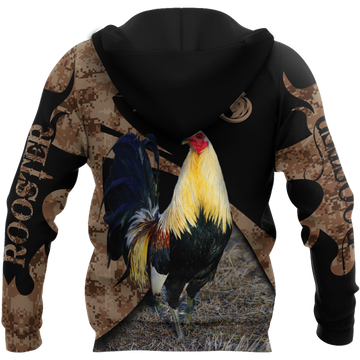 Maxcorners Sad Rooster Unisex Deluxe Hoodie
