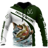 Maxcorners CustomName Trout Gone Fishing Shirts