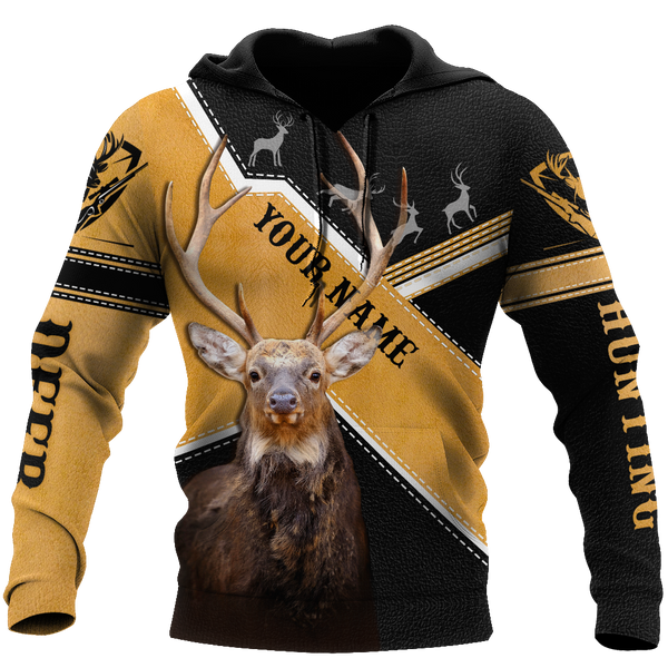 Maxcorners Deer Hunting Personalized Name 3D Over Printed Hoodie