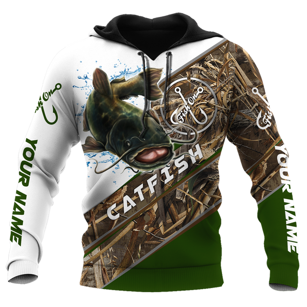 Maxcorners Custom Name Catfish Fishing Camo