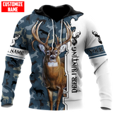 Maxcorners Deer Hunting Personalized Name 3D Over Printed Hoodie